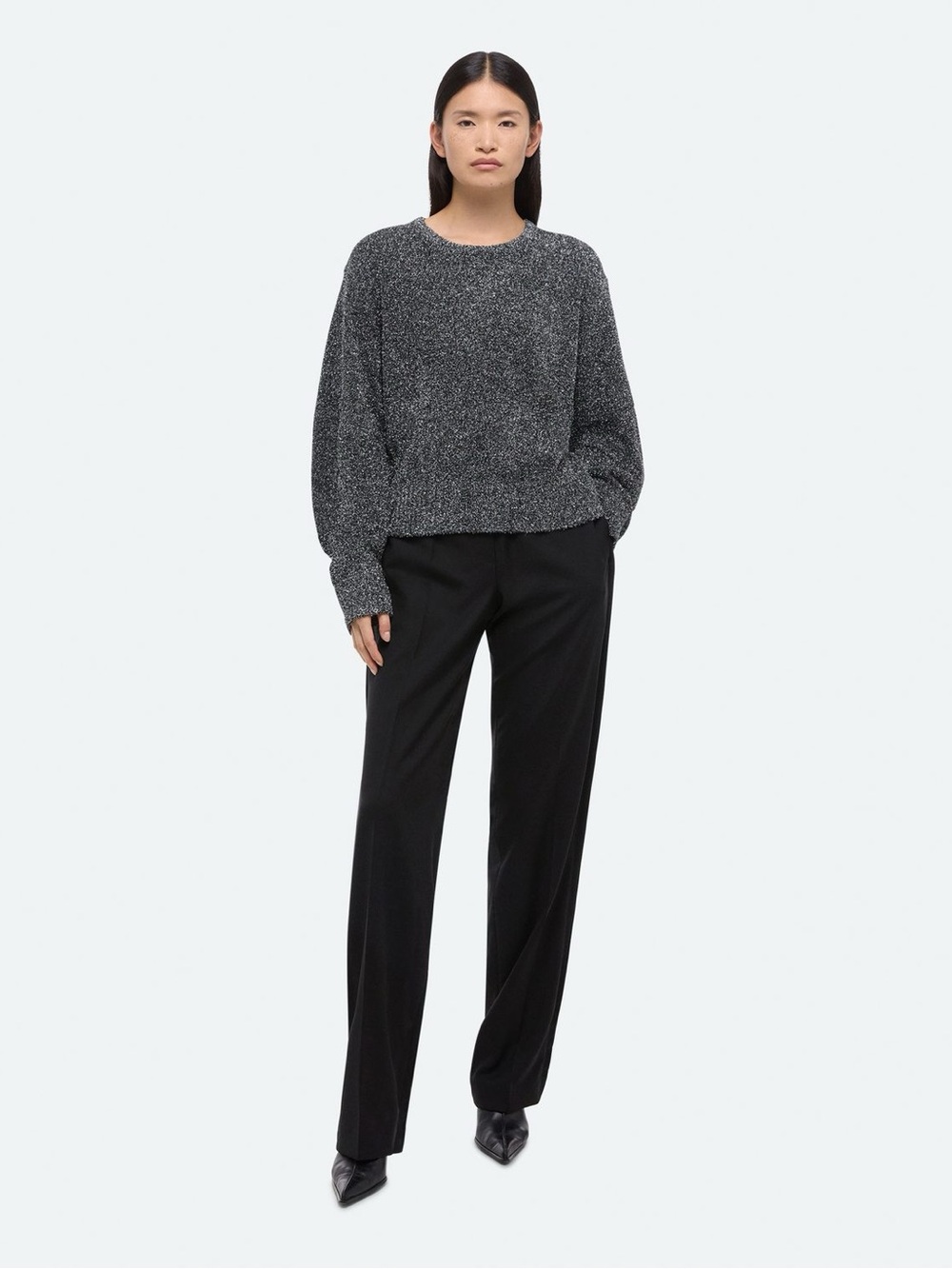 Helmut Lang Apex Lurex Crew Sweater